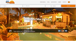 Desktop Screenshot of pousadamareterra.com.br